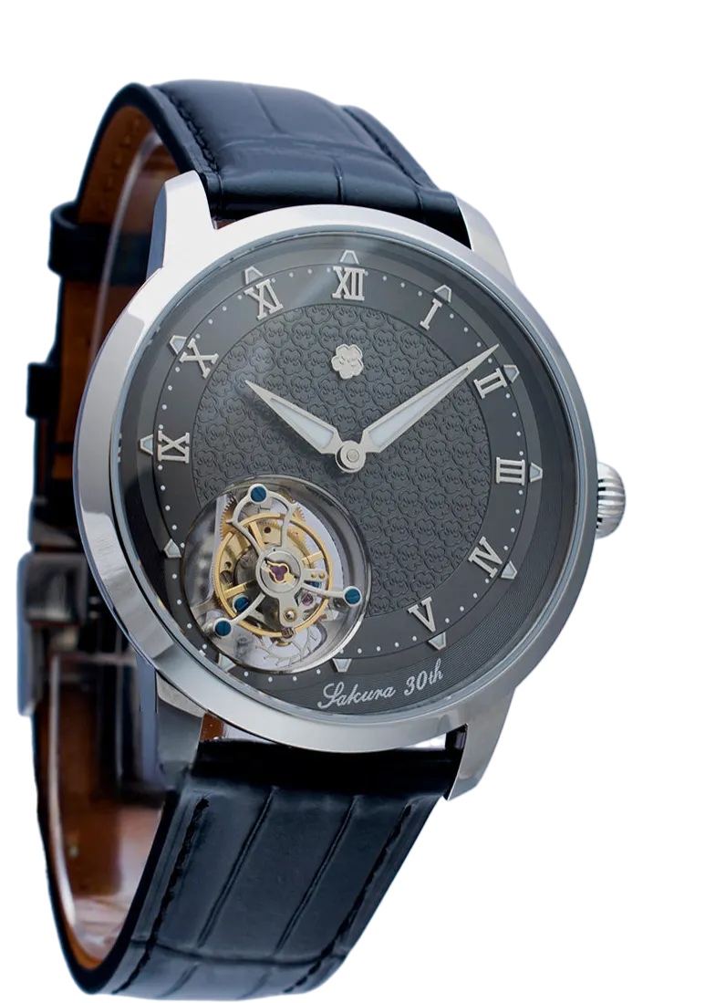 30TH07; Version: black dial, no gem on bezel