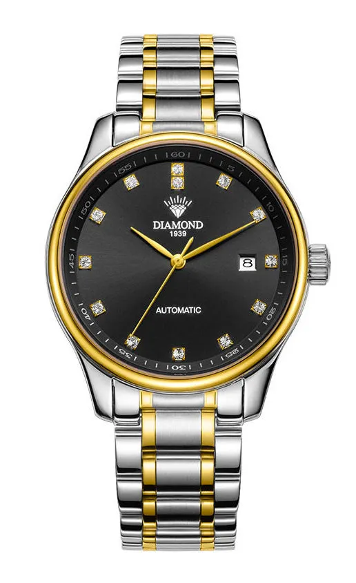 8040; Version: black dial, gold color bezel