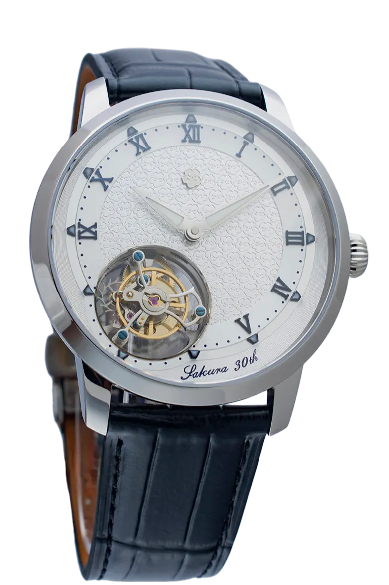 30TH07; Version: silver dial, no gem on bezel