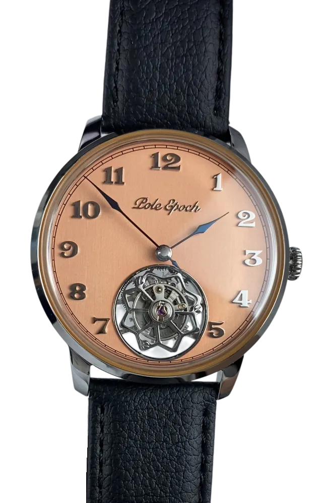 Ji Chen 001; Regular version with ripple back; Salmon dial