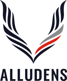 Логотип Alludens